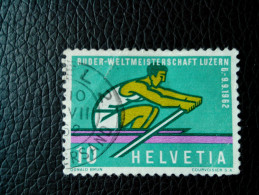 STAMP HELVETIA SWISS 1962 ROWING LUCERNE USED LOW PRICE - Rowing