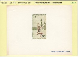Niger - PA 188 - Jeux Olympiques - Triple Saut - Epreuve De Luxe - Niger (1960-...)