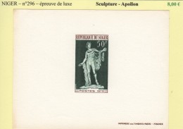 Niger - N°296 - Sculpture - Apollon - Epreuve De Luxe - Níger (1960-...)