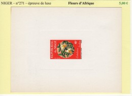 Niger - N°271 - Fleurs D Afrique - Epreuve De Luxe - Niger (1960-...)