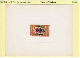 Niger - N°273 - Fleurs D Afrique - Epreuve De Luxe - Niger (1960-...)