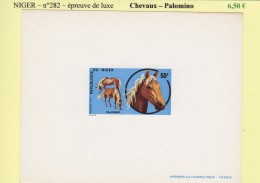Niger - N°282 - Chevaux - Palomino - Epreuve De Luxe - Niger (1960-...)