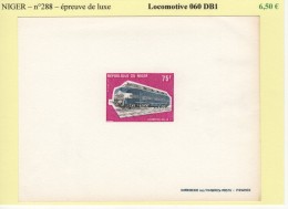 Niger - N°288 - Locomotive 060 DB1 - Epreuve De Luxe - Níger (1960-...)