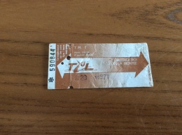 Ticket De Bus TCL "T.R. 1 Avec Carte D'ayant Droit" Limoges (87) - Europe