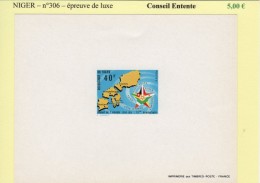 Niger - N°306 - Conseil Entente - Epreuve De Luxe - Niger (1960-...)