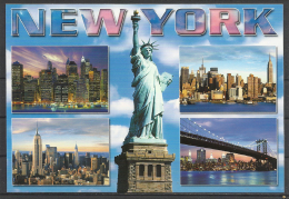 United States,  New York City, Multi View With Statue Of Liberty. - Freiheitsstatue