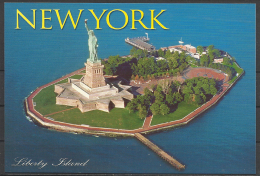 United States, New York City,Liberty Island With Statue Of Liberty. - Statue Of Liberty