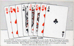 Cartes A Jouer -Ladies' Card  Carton épais Et Rigide (89861) - Playing Cards