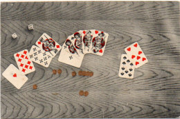 Cartes A Jouer - Dés - Pièces De' Monnaie   (89872) - Playing Cards