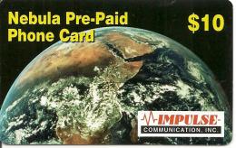 -CARTE-PREPAYEE-USA-10$-IMPULSE-COM-NEBULA-Plastic Fin-TBE - Altri & Non Classificati