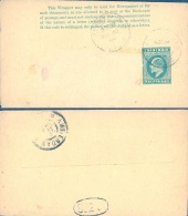 TRINIDAD, Edward VII ½d Wrapper To Holland, Interesting Arrival Postmarks On Back, Fine - Trinidad & Tobago (...-1961)