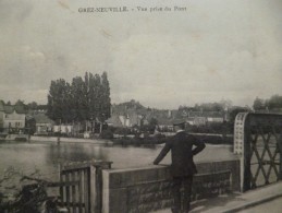 CPA 49 Maine Et Loire Grez-Neuville Vue Prise Du Pont - Other & Unclassified