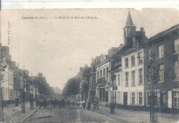 PAS DE CALAIS - 62 - LAVENTIE - Mairie Et Rue Des Clinques Avec Animation - Laventie