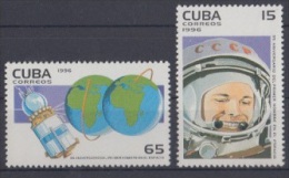 1996.21- * CUBA 1996. MNH. 25 ANIV HOMBRE EN EL ESPACIO. YURI GAGARIN. ASTRONAUTICS. COSMOS. - Ongebruikt