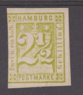 ALLEMAGNE  HAMBOURG / HAMBURG  YVERT N° 16a  No Gum   Réf  G82 - Hamburg (Amburgo)