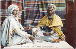 Cartes A Jouer -  Algérie -Arabes Jouant Aux Cartes   (89920) - Playing Cards