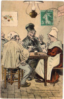 Cartes A Jouer - Joueurs De  Cartes (Manille) - Gauloiserie Normande      (89932) - Cartas