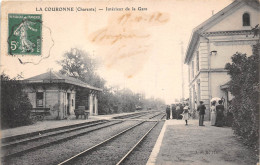 16-LA COURONNE- INTEIEUR DE LA GARE - Autres & Non Classés