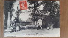 La Forêt Fouesnant.logoman.l'ancienne Abbaye.le Menhir.Coiffes Costumes Bretons. Villard N °6134 - La Forêt-Fouesnant