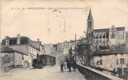 16-ANGOULEME- EGLISE ET FAUBOURG ST-AUSONNE  ( TRAIN) - Angouleme