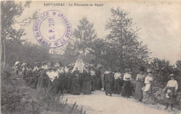 16-SAUVAGNAC- LA PROCESSION AU DEPART - Autres & Non Classés