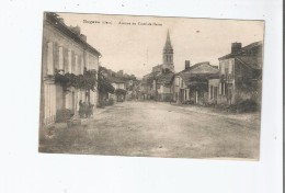 NOGARO (GERS) AVENUE DU CASSE DE HERRE 1918 - Nogaro