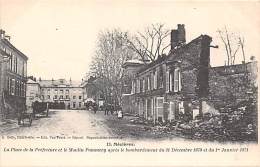 Mézières    08     Place De La Préfecture  Après Bombarderment De 1870 - Autres & Non Classés