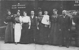 75-PARIS- CARTE PHOTO, CAFE RESTAURANT , CUISINE BOURGEOISE ( A SITUER ) - Bar, Alberghi, Ristoranti