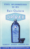 75-PARIS 20 - 16 /22 RUE DES ORTEAUX , CARTE BON ECHANTILLON PUBLICITAIRE , MEDICINALE,  PHARMACEUTIQUE - Paris (20)