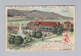 AK CH ZH Winterthur 1920-06-23 Rüti Litho Festhütte Winterthur A. Güttinger #3000 - Rüti