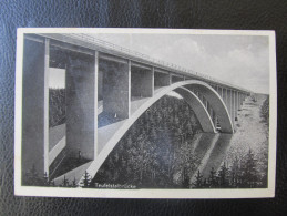 AK HERMSDORF Teufelstalbrücke Autobahn Ca.1940  // D*20984 - Hermsdorf