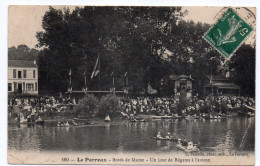 LE  PERREUX--1908--Bords De Marne--Un Jour De Régates à L´aviron (très Animée) N° 160 éd Faciolle...à Saisir - Le Perreux Sur Marne