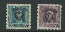 1919.AUSTRIAN  OCCUPATION , LUBLIN ISSUE  WITH GUM UNUSED. - Nuevos