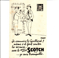 BUVARD ADEHSIF SCOTCH ILLUSTRE PAR ALEDEBERT 13.5X21 BON ETAT VOIR SCAN - S