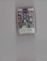 Pin's Banque / CCF Club Crédit Commercial De France (centenaire 1894 - 1994) Version Blanche - Banken