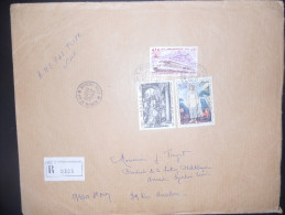 Monaco , Lettre Recommande De Monaco-ville 1972 Pour St Ouen - Briefe U. Dokumente