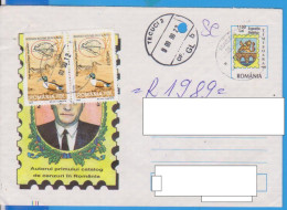 REGISTERED LETTER INFLATION STAMPS EUROPA CEPT  ROMANIA STATIONERY - Otros & Sin Clasificación