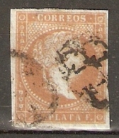 CUBA 1855 EDIFIL  3 USADO - Kuba (1874-1898)