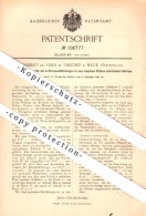 Original Patent - Lambert De Vries In Theener B. Hage , 1898 , Geldeinzahler Für Automobile , Busse , Taxi , Bus !!! - Aurich