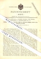 Original Patent - H. Howard In Coomb`s Tube Works - Halesowen , 1891 , Schweißapparat Mit Elektrischem Licht , Birminga - Shropshire
