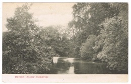 RB 1117 - 1906 Postcard - Hurley Backwater - Marlow Buckinghamshire - Good Marlow Postmark - Buckinghamshire