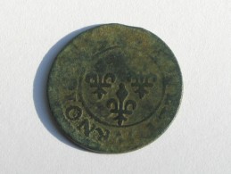 Double Tournois  à Identifier  ***** EN ACHAT IMMEDIAT ***** - 1610-1643 Luigi XIII Il Giusto