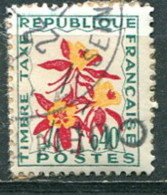 France 1964-71 - Taxe YT 100 (o) Sur Fragment - 1960-.... Gebraucht