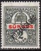 HUNGARY 1918 SURGOS History REPUBLIC (overprint) - Fine Set MNH - Unused Stamps