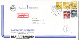 Denmark Registered Cover Kolding 12-2-1991 - Lettres & Documents
