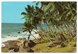 SEYCHELLES - ANSE SEVERE,LA DIGUE / THEMATIC STAMP-MAP - Seychellen