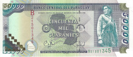 PARAGUAY 50000 GUARANIES 1998 P-218 UNC PICK PLATE SER: B21501345 [ PY833a ] - Paraguay