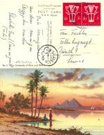 AK  "Pyramiden Vom Nil Aus"  Cairo - Zürich          1962 - Covers & Documents