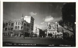 Recife - Praça Da Independencia 1948 - TRAM - Real Photo Postcard ( 2 Scans ) Brasil Brazil - Recife
