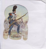 Plaquette En Tole Publicité Pub Fromages Mère Picon Soldats De L´Empire  Grenadier De La Garde 1815 N° 47 - Other